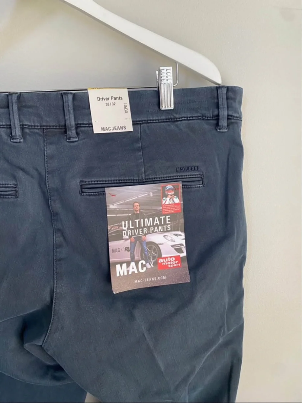 NEW MAC  Ultimate Driver Pants for Men - Navy